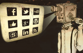 Social media buttons